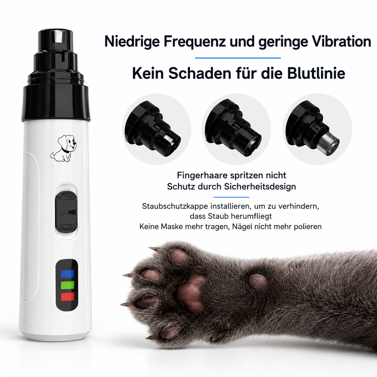 PfotenHerz™ Krallenschneider — Professionelle Pflege für Hund & Katze