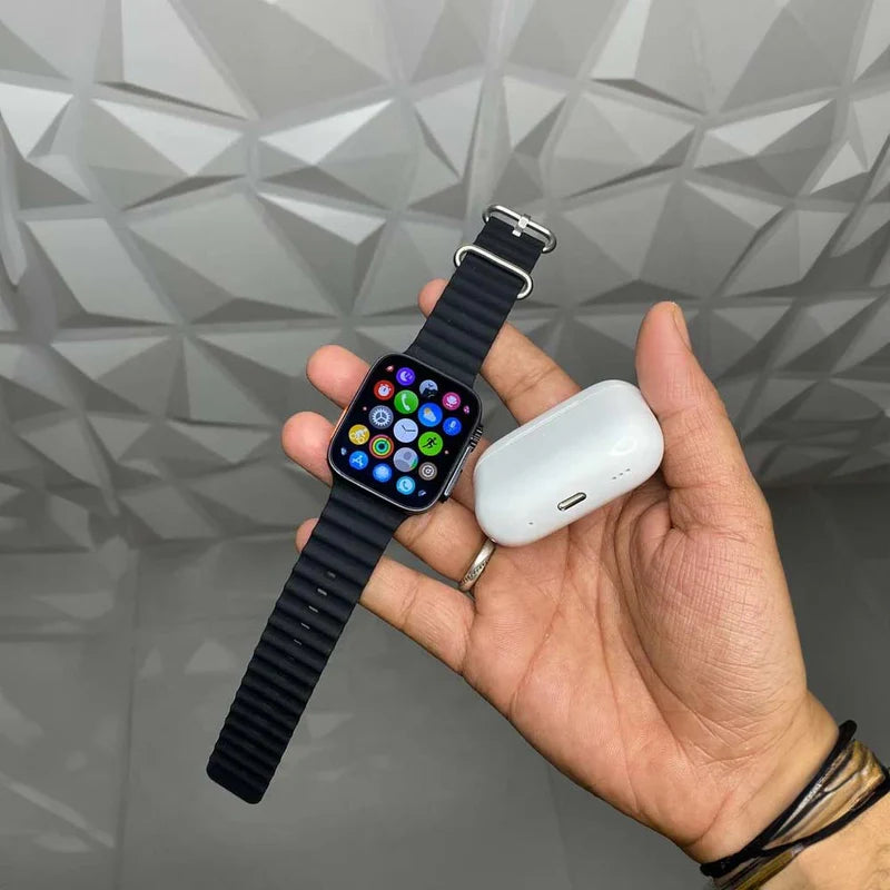 [2 REGALOS INCLUSOS] SmartWatch + AirPods (GRATIS) + 10 Pulseras (GRATIS)